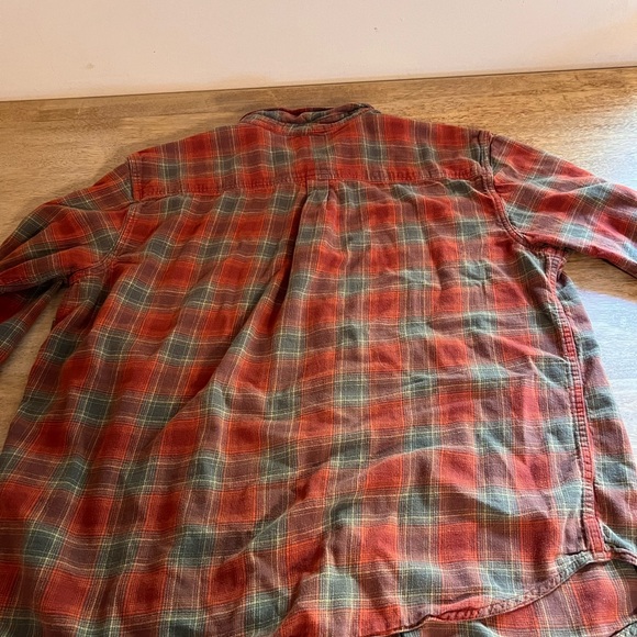 Columbia Button Up Shirt, Men's XXL Red Long Sleeve  Plaid Shirt - Picture 5 of 5